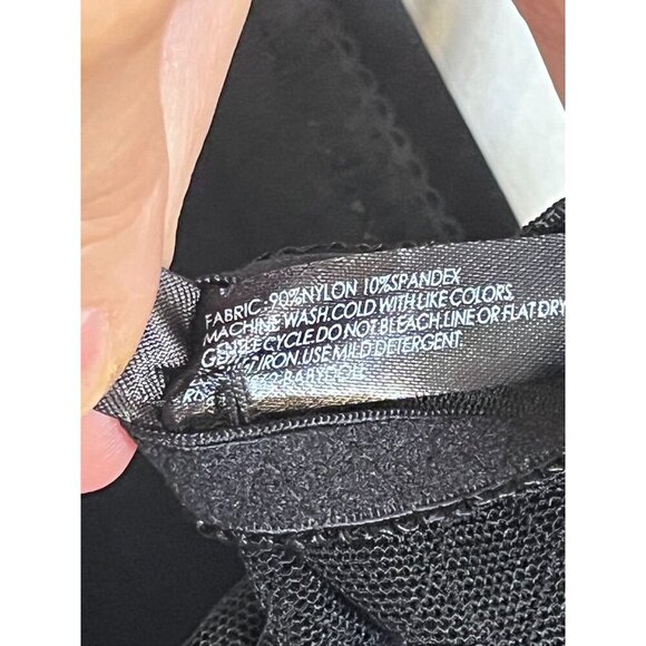 Torrid Intimates Women 3X Black Babydoll Sheer Mesh Goth Grunge Whimsigoth Fairy - Picture 12 of 14